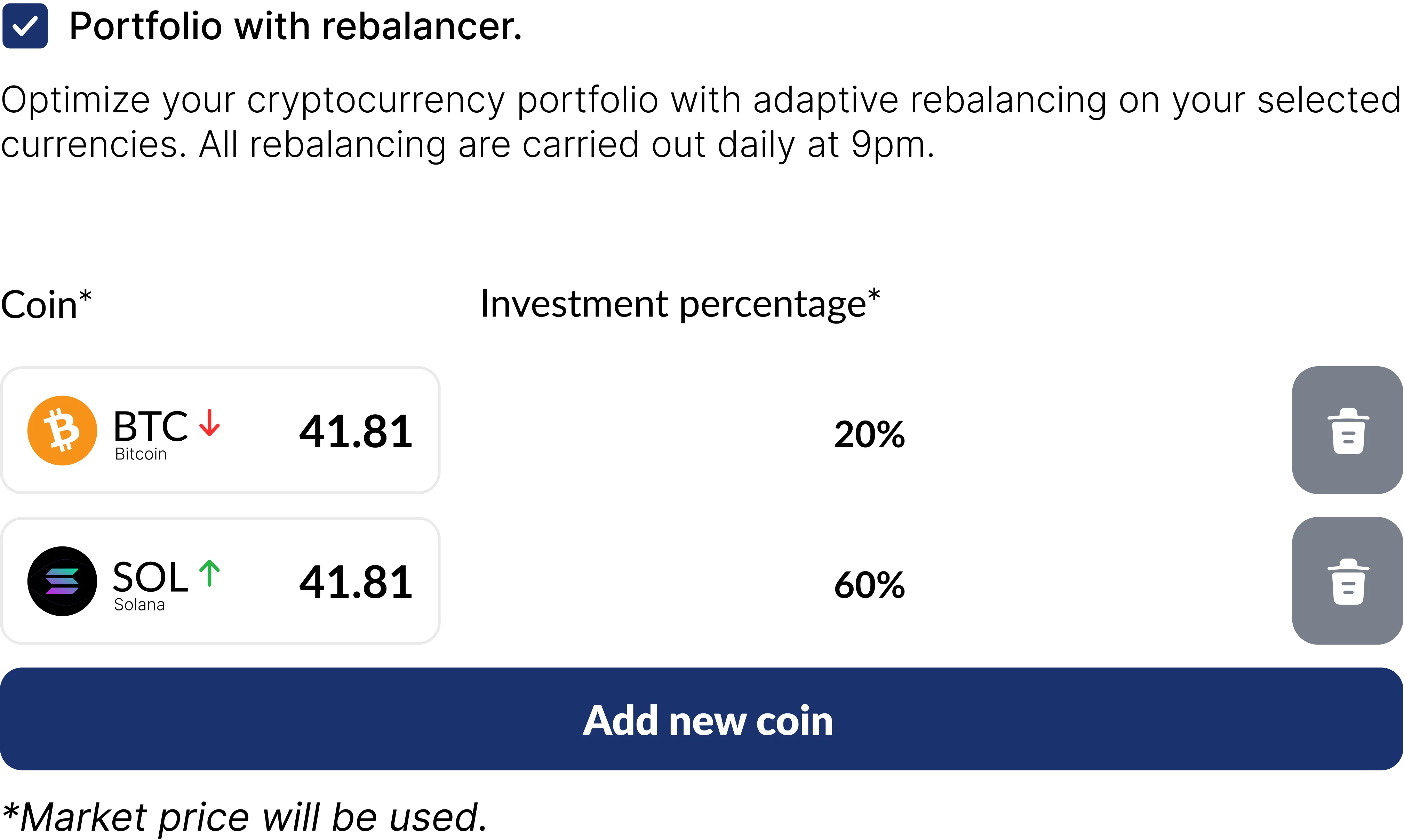 Visualization of the portfolio rebalancing tool.